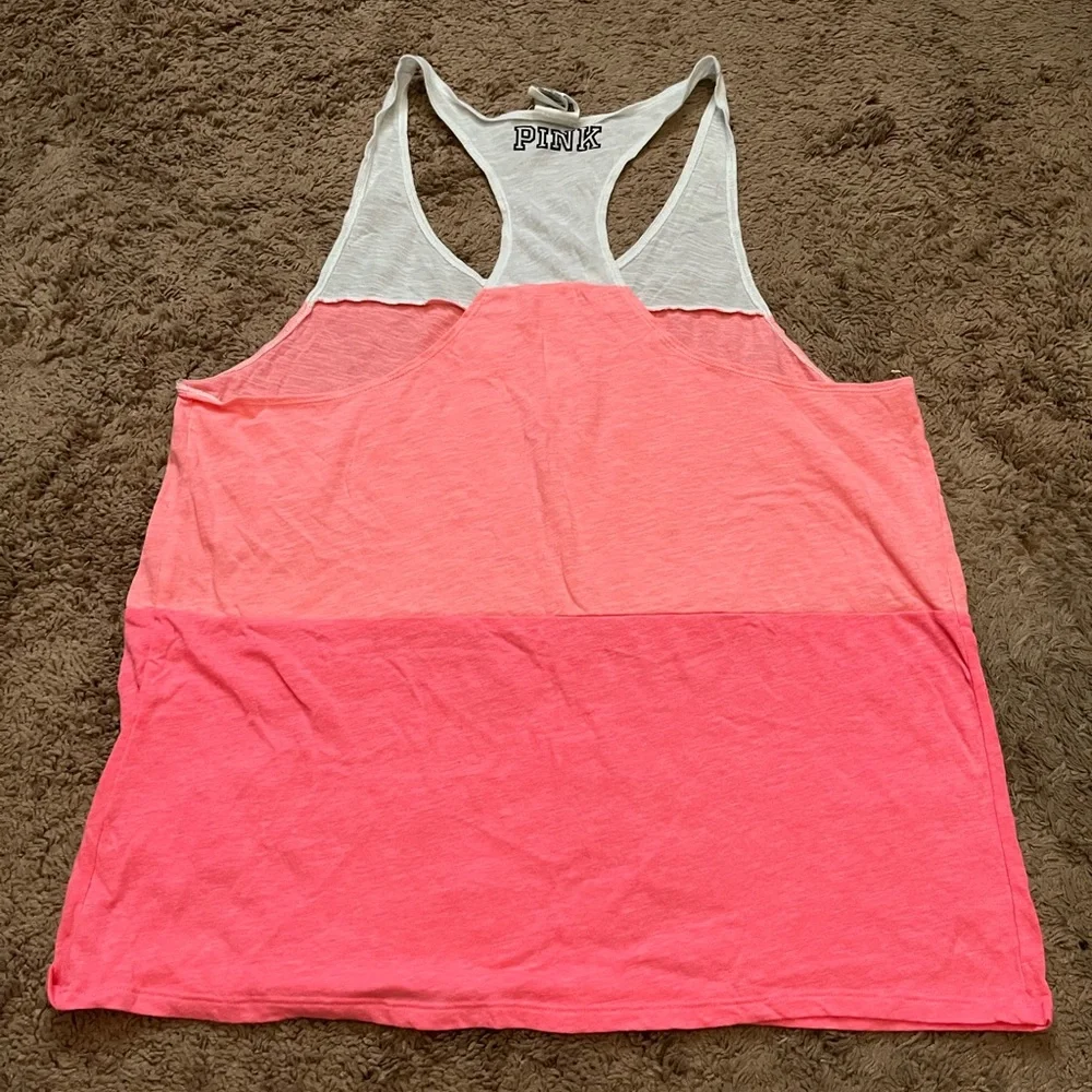 PINK Victoria’s Secret razor back tank top_2